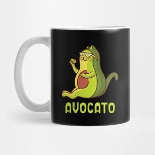 Avocato Funny Fat Kitty Mug